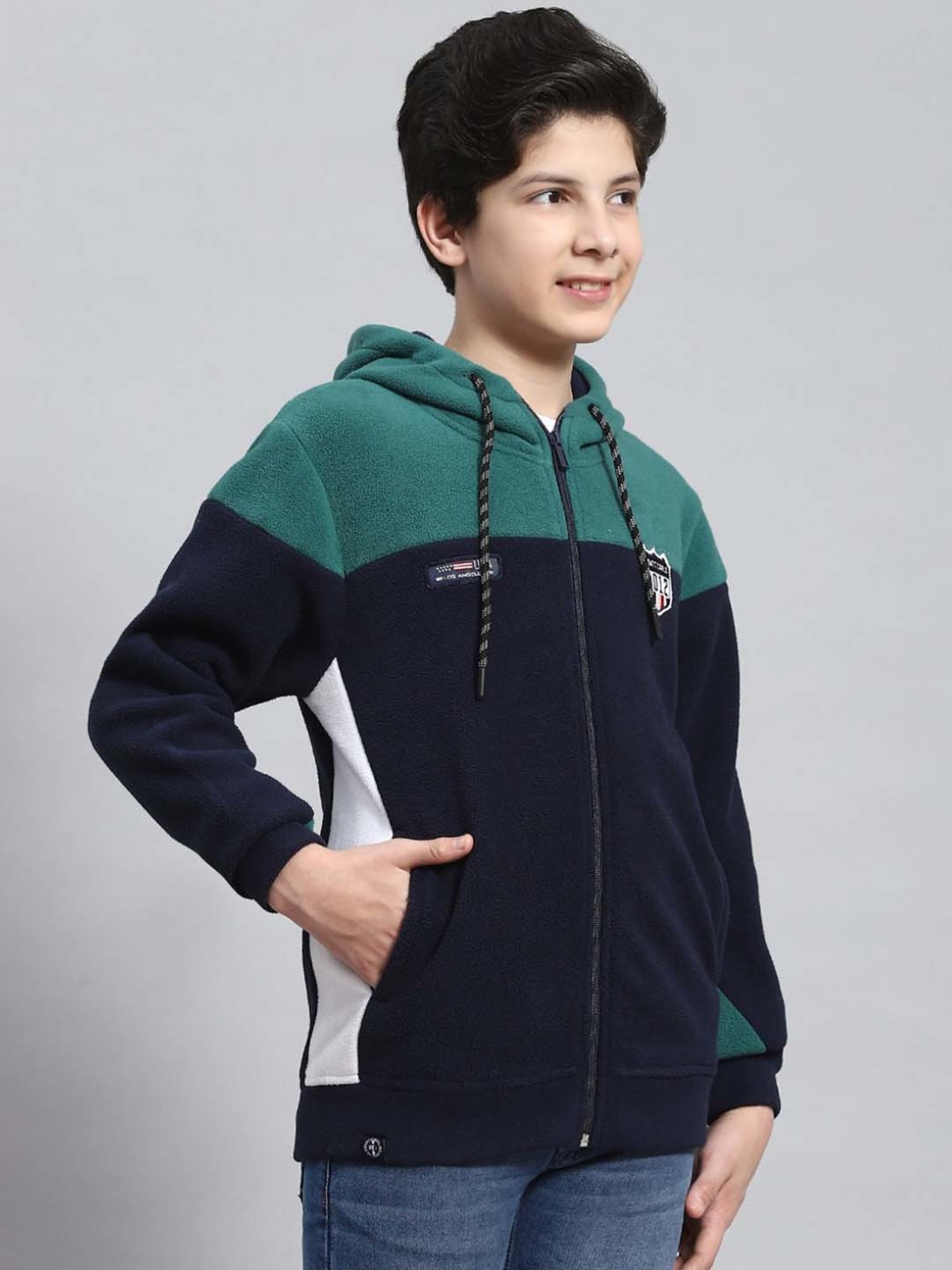 Mothercare Kids Navy Embellished Full Sleeves Sweatshirt