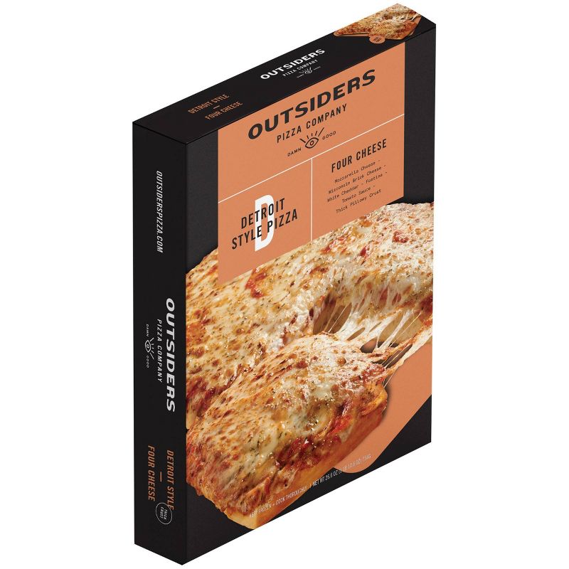 Outsiders Pizza Company Detroit Style Four Cheese Frozen Pizza - 26.6oz