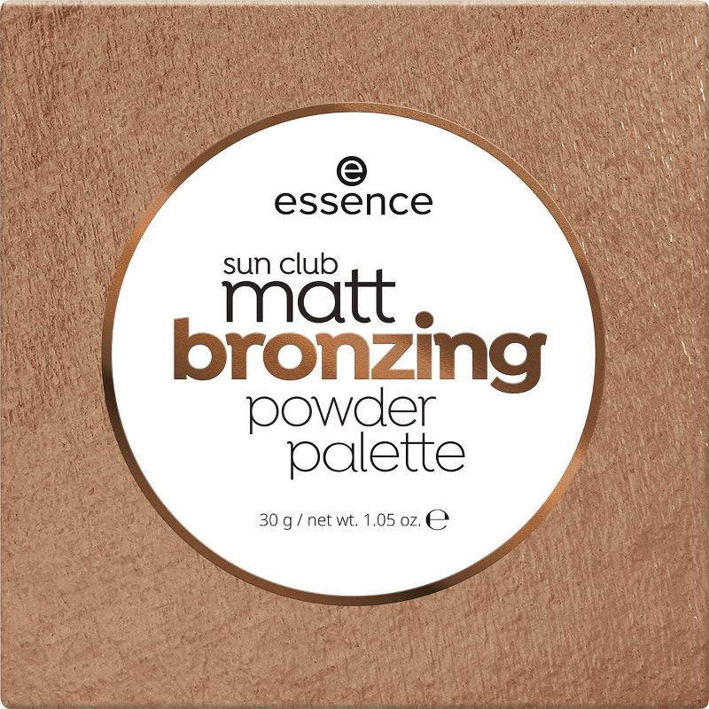 essence Sun Club Matt Bronzing Powder Palette - 10 Better Than Vacation Tan - 1.05oz