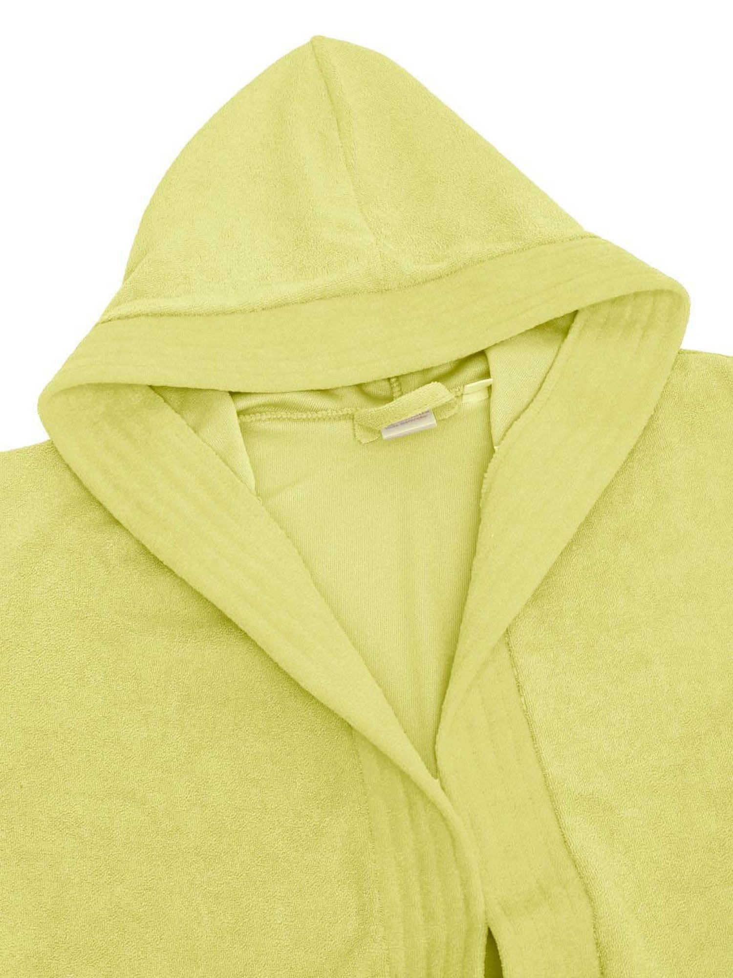 Creeva Melodious Lemon Micro Terry 225 GSM Kids Hooded Bathrobe 10-11 Years With Pocket