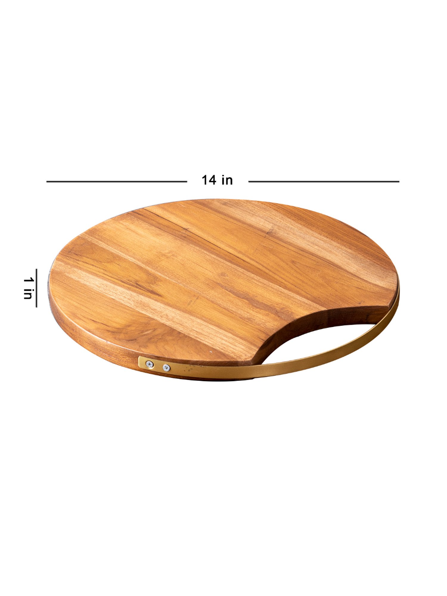Nestroots Brown Wood Cheese Board - Set of 2