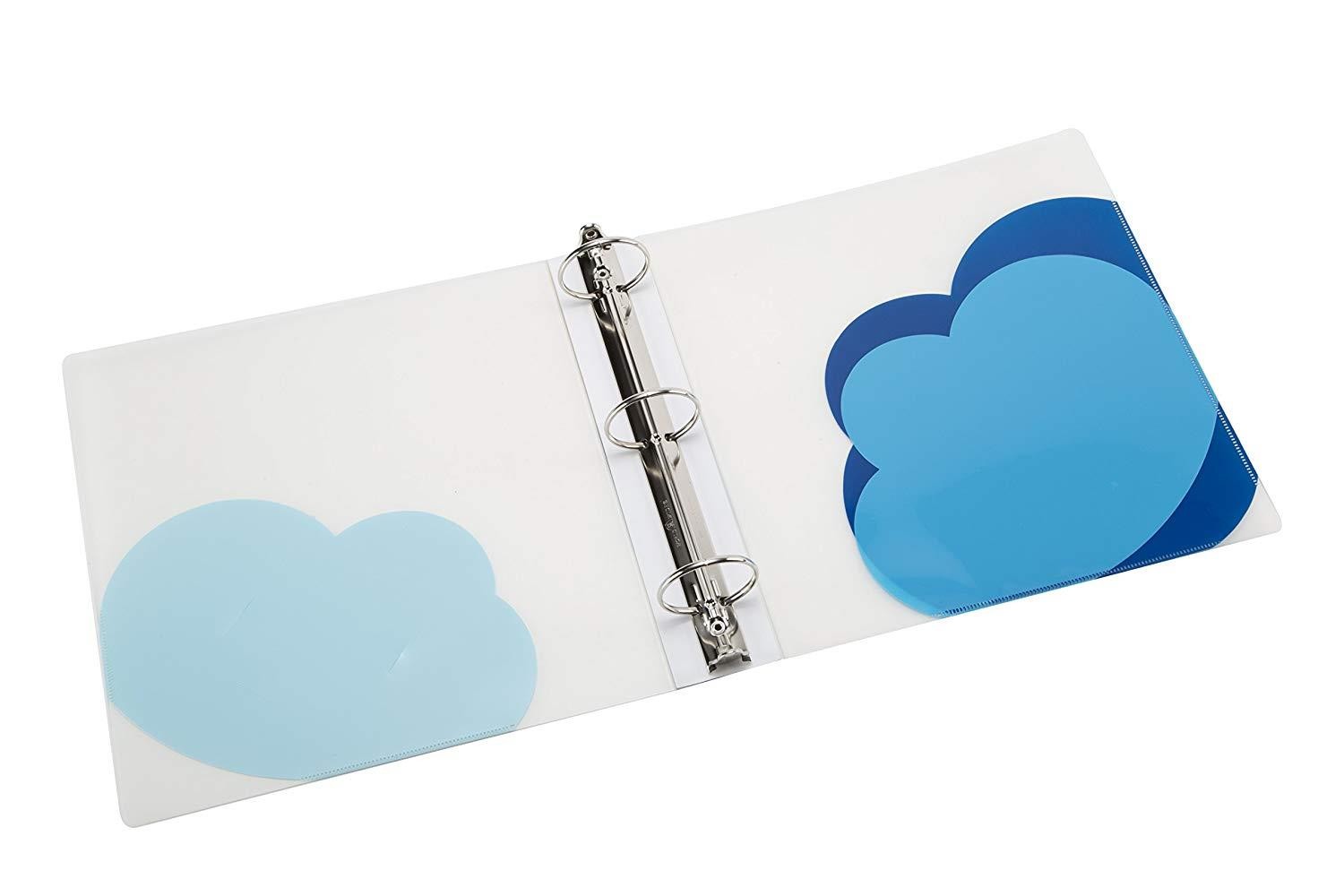 Filexec Products Cloud, Ring Binder, 1.5", Pack of 4 (50494-6458)