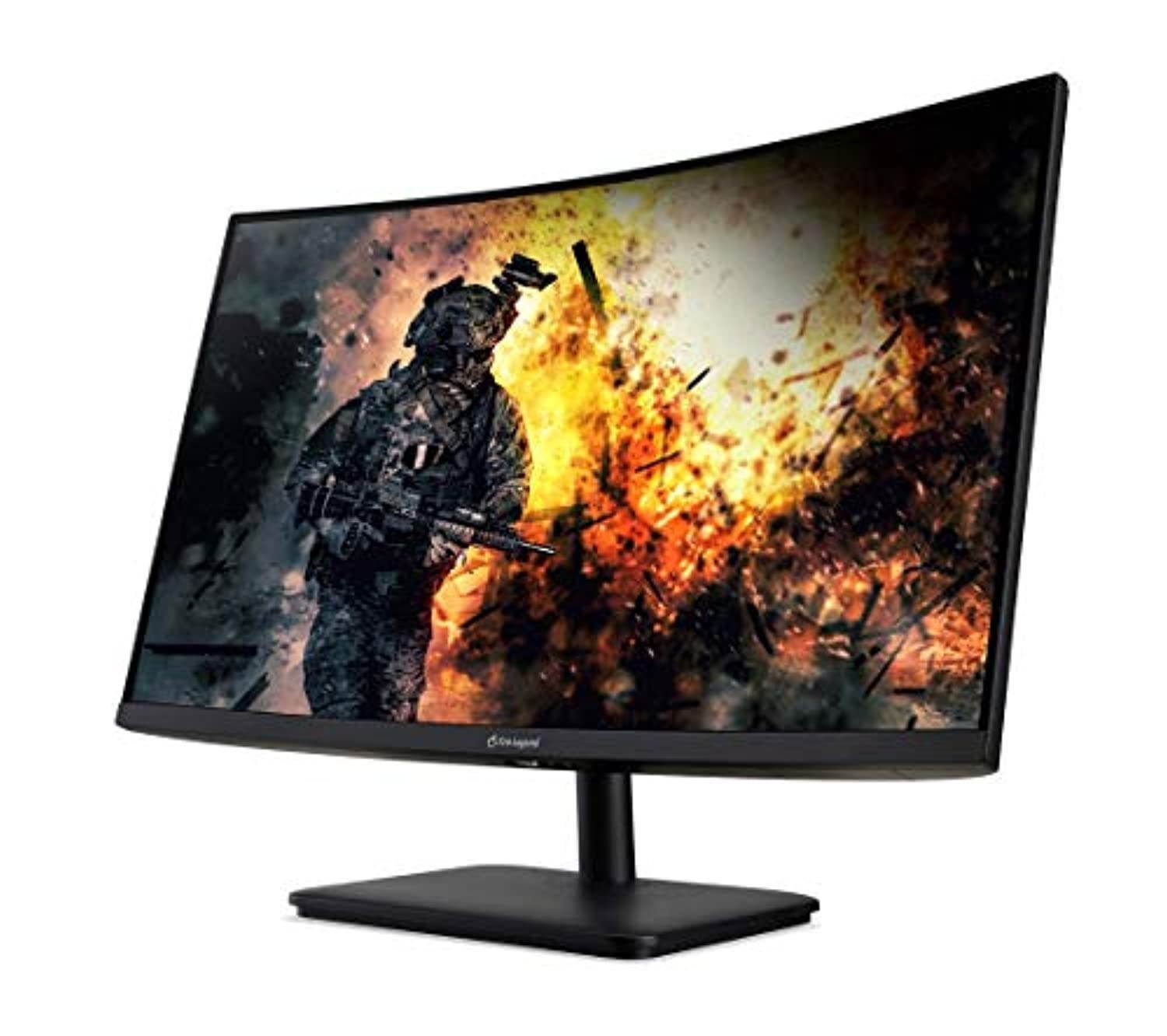 AOPEN 27HC5R Pbiipx 27" 1500R Curved Full HD (1920 x 1080) VA Gaming Monitor with AMD Radeon FREESYNC Premium Technology, 165Hz (Display Port  and  2 x HDMI Ports), Black (UM.HW5AA.P01)