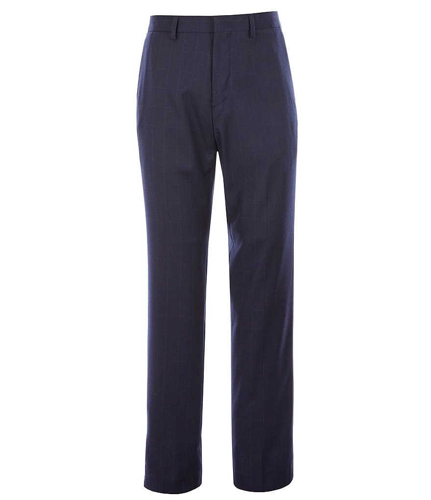 Murano Alex Slim-Fit Windowpane Dobby Dress Pants