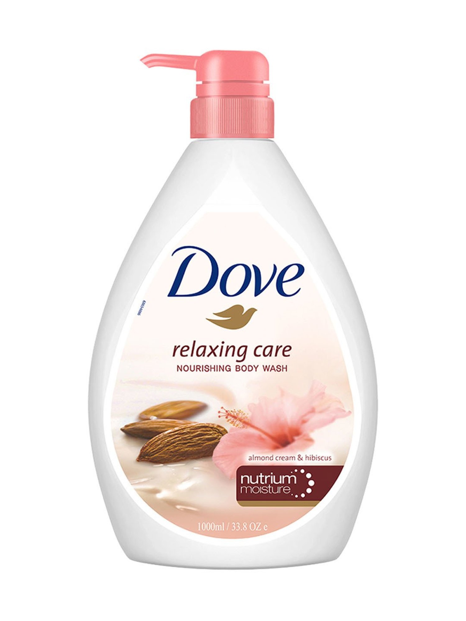 Dove Relaxing Care Almond Cream & Hibiscus Body Wash Pump Bottle - 1000 ml
