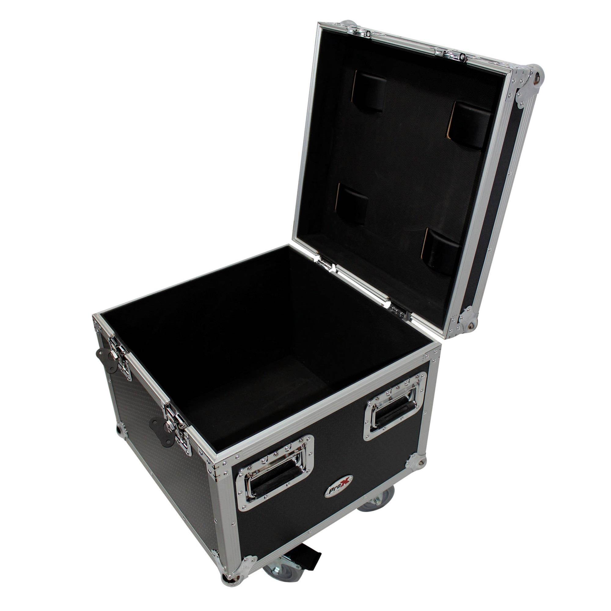 Heavy-Duty Utility Flight Case with 4 In. Casters 20" x 20" x 22" 2.7 Cu.Ft.