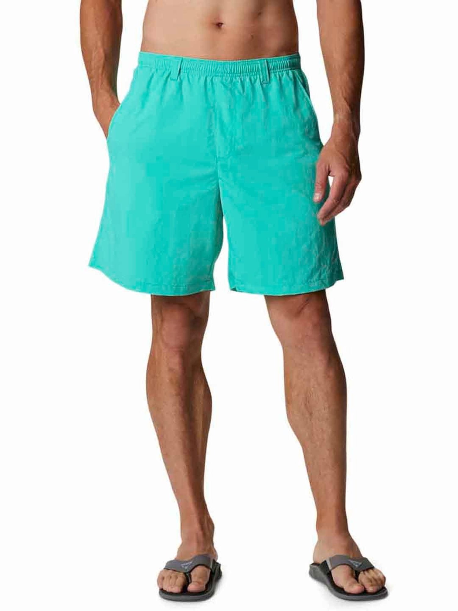 Columbia Men Green Backcast III Water Shorts