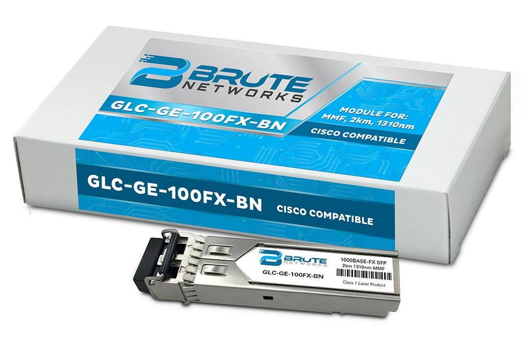 Cisco GLC-GE-100FX - 100BASE-FX 2km MMF 1310nm SFP (100% Compatible)