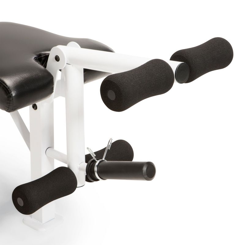 Marcy Fitness Adjustable Olympic Home Gym Weight Lifting Workout Bench with Rack