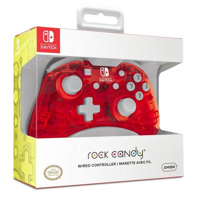 PDP 500-181-NA-PR Rock Candy Wired Controller For Nintendo Switch - Cosmoberry