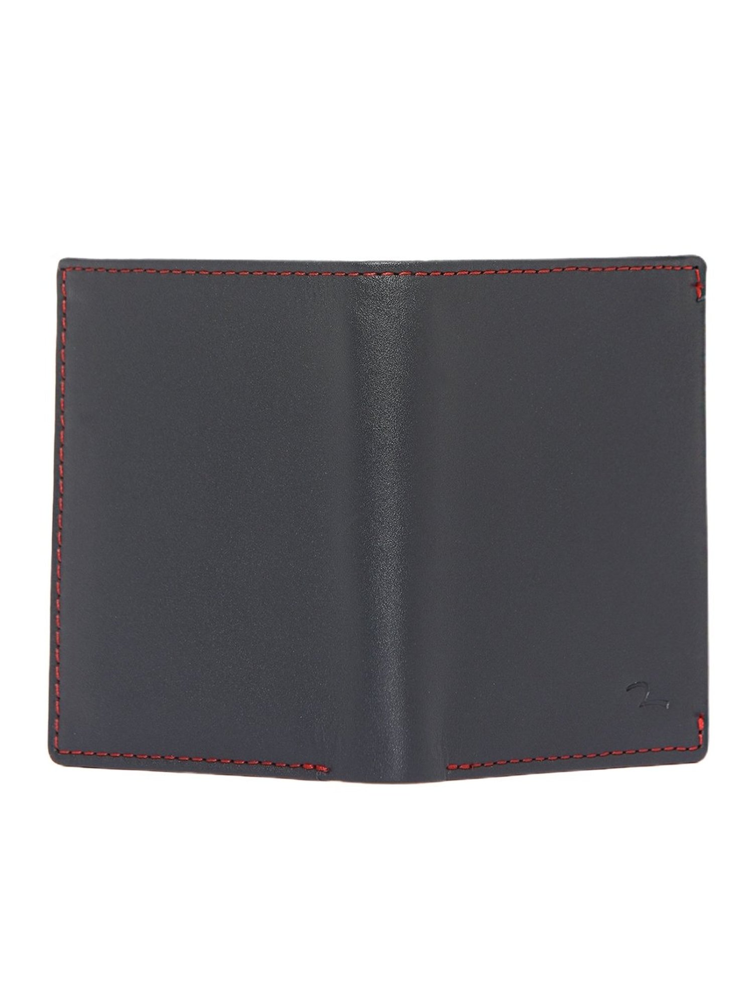 THE HOLISTIK Revival Black & Maroon Casual Leather Bi-Fold Wallet for Men