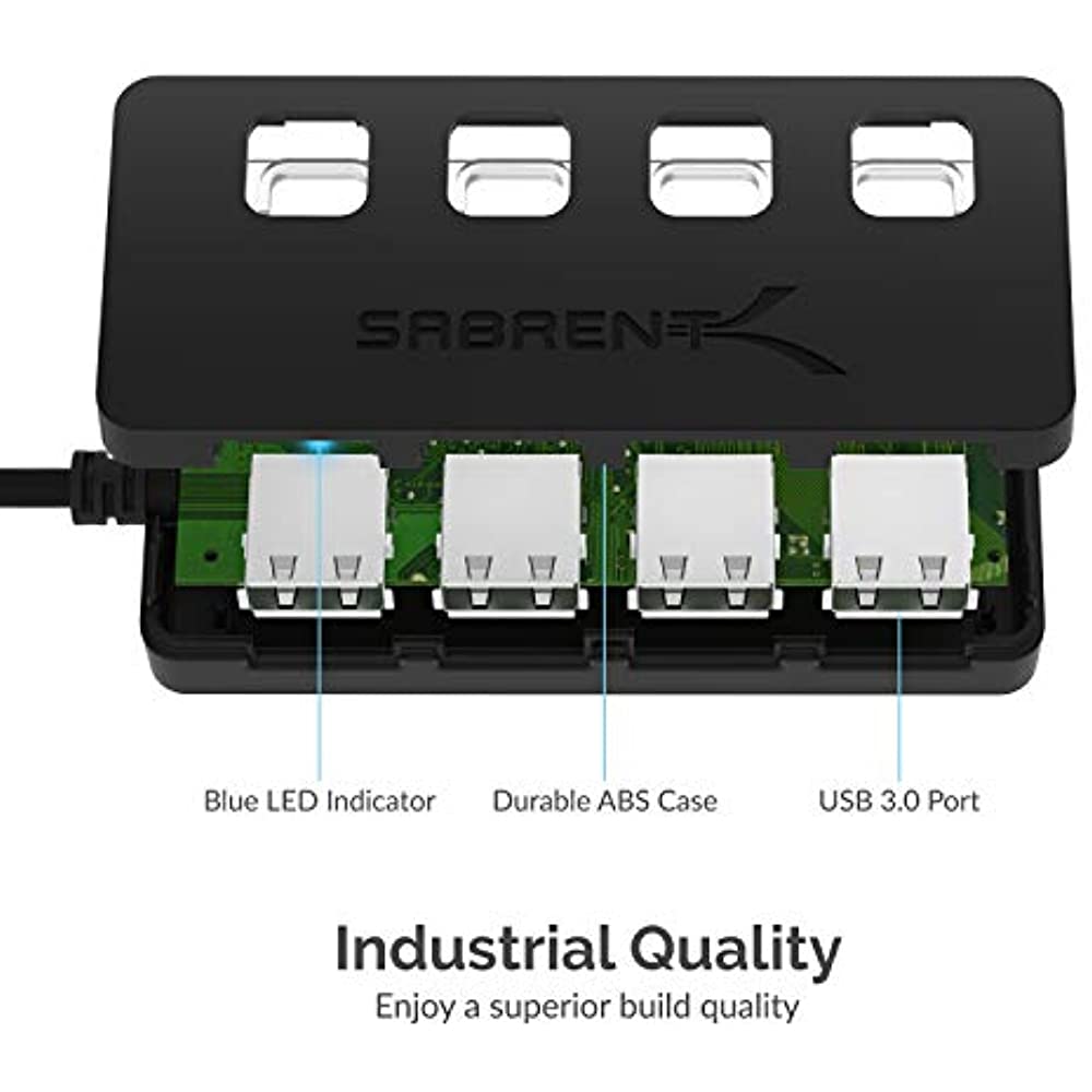 Madeng USB 3.0 HUB Adapter Extender Mini Splitter Box 3 Ports for PC Laptop Macbook Mobile Phone High Speed U Disk Reader