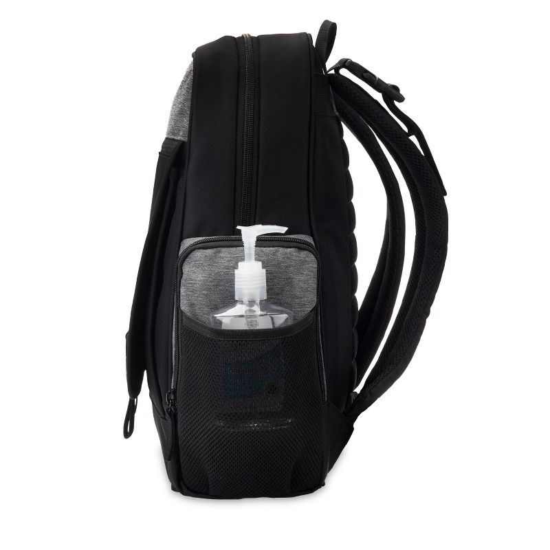 Eddie Bauer Atlas Sport Back Pack Diaper Bag with Ultra Fresh Anti-Microbial Protection - Black/Gray