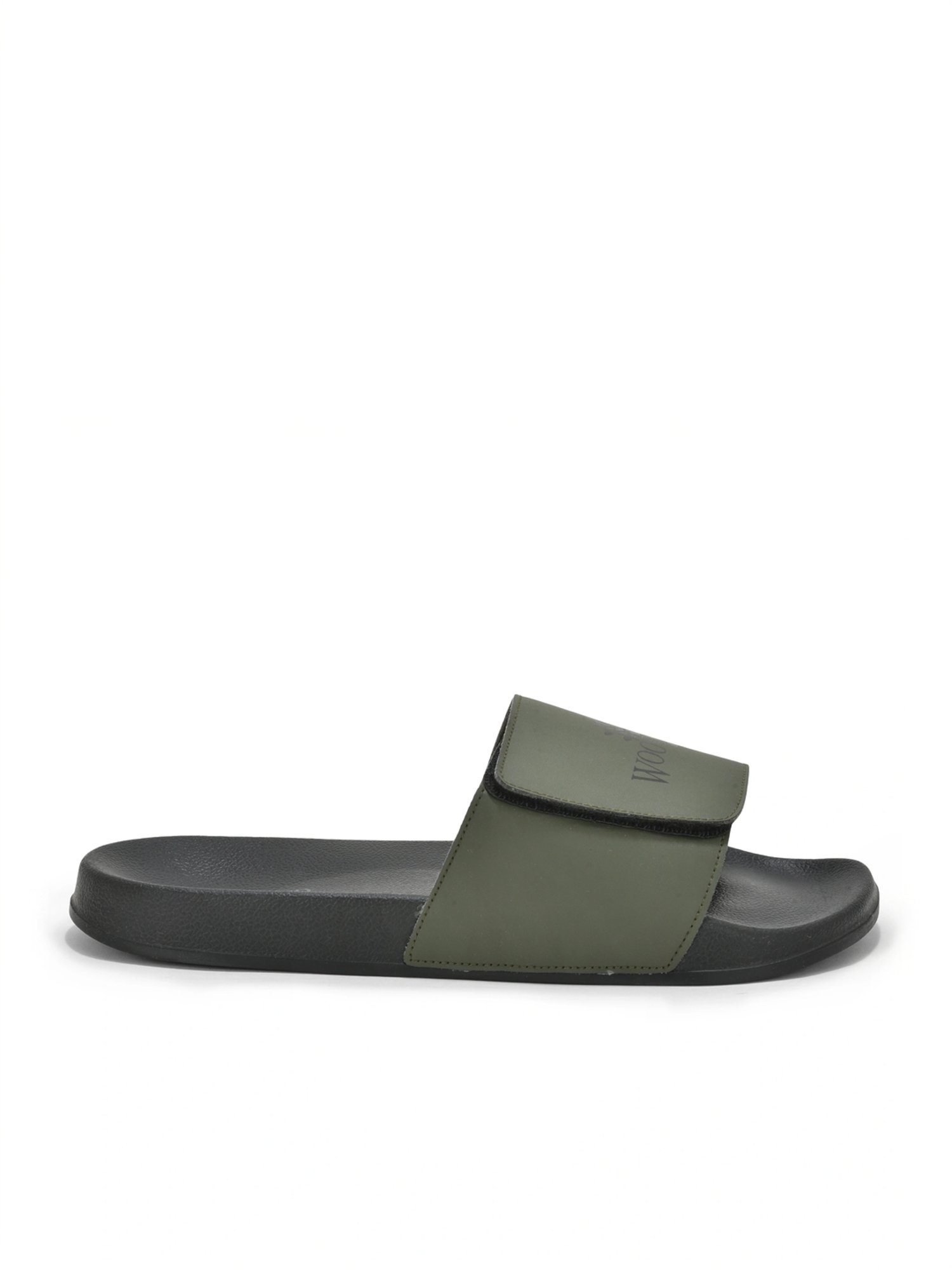 Woodland Men's Olive Slides