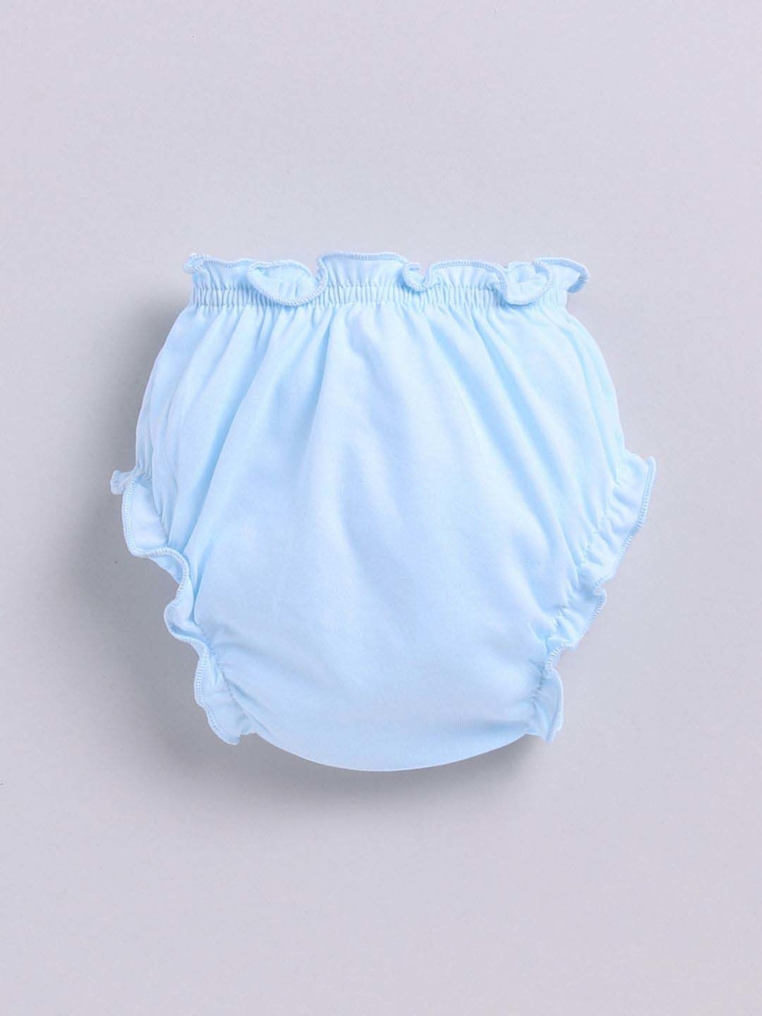 ANNIE Girls Blue Cotton Printed Top & Short sets