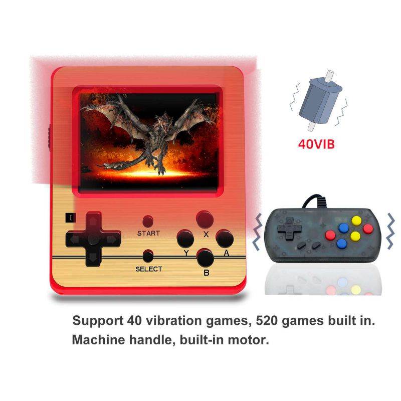 Cross border new RG fc520 retro video game console NES handheld game player double play