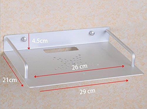 YEHAM Alumimum Alloy Wall Mount Shelf Bracket For TV Accessories WiFi Router TV Box Set Top Box