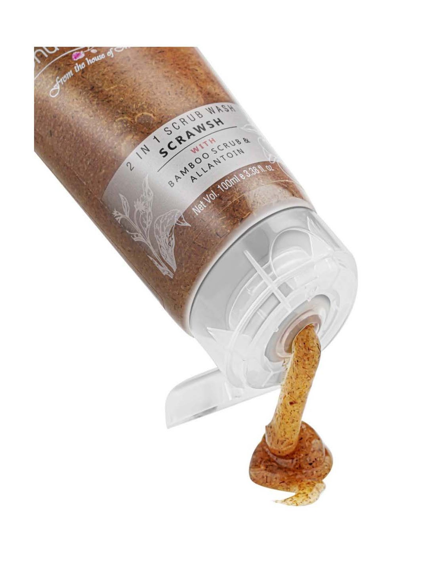 bhu botanicals Scrawsh - 2 in 1 Scrub Wash - 100 ml