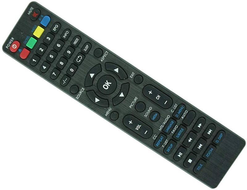 HCDZ Replacement Remote Control for Supersonic SC-1312 SC-1512 SC-1912 SC-2212 SC-1568D SC-1331A SC-222 SC-120A Smart LCD LED HDTV UHD TV