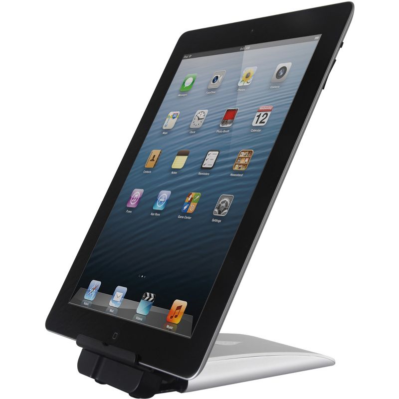 Rain Design iSlider stand for iPad/iPhone-Silver - Vertical, Horizontal - 5.5" x 3" x 0.9" - Aluminum