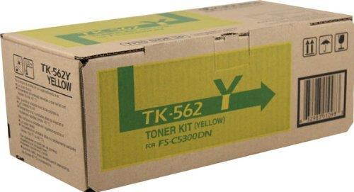 Kyocera 1T02HNAUS0 Model TK-562Y Yellow Toner Kit for C5300DN/C5350DN/P6030CDN, Genuine Kyocera Up To 10000 Pages