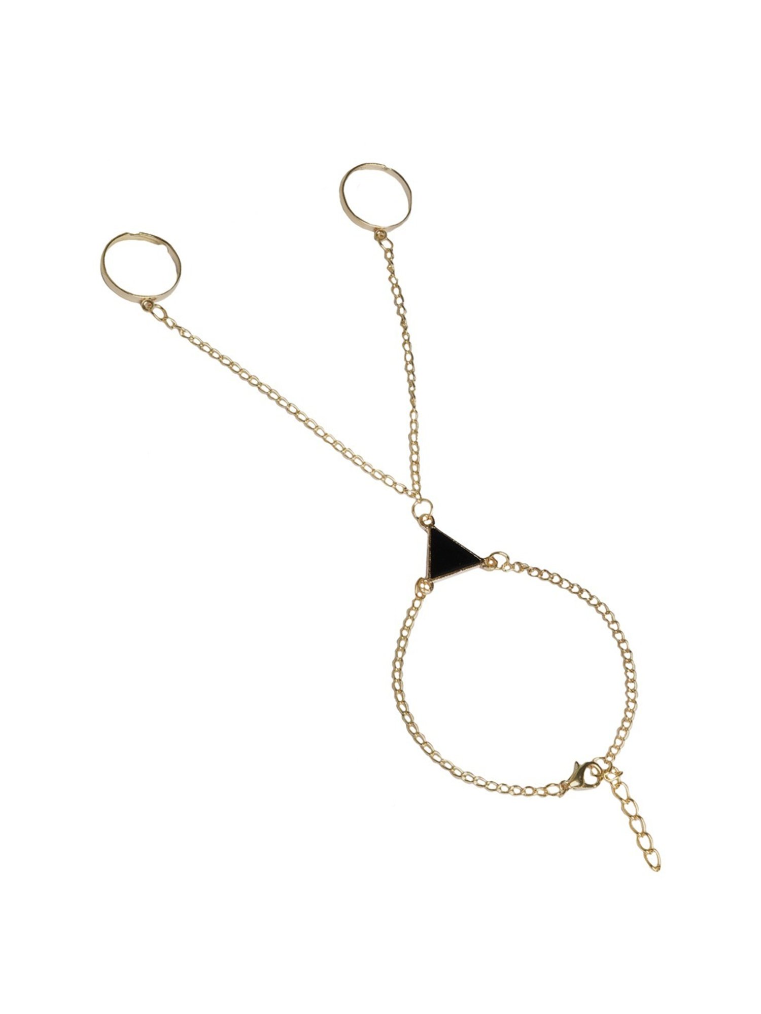 Joker & Witch Golden Triangle Hand Harness Bracelet