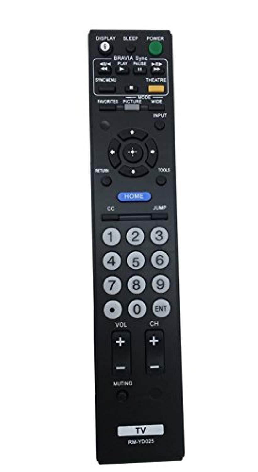new rm-yd025 remote suit for sony tv kdl-32s5100 kdl-32xbr9 kdl-37l4000 kdl-37l4000 kdl-37l5000 kdl-40s4100 kdl-46s4100 kdl-40v