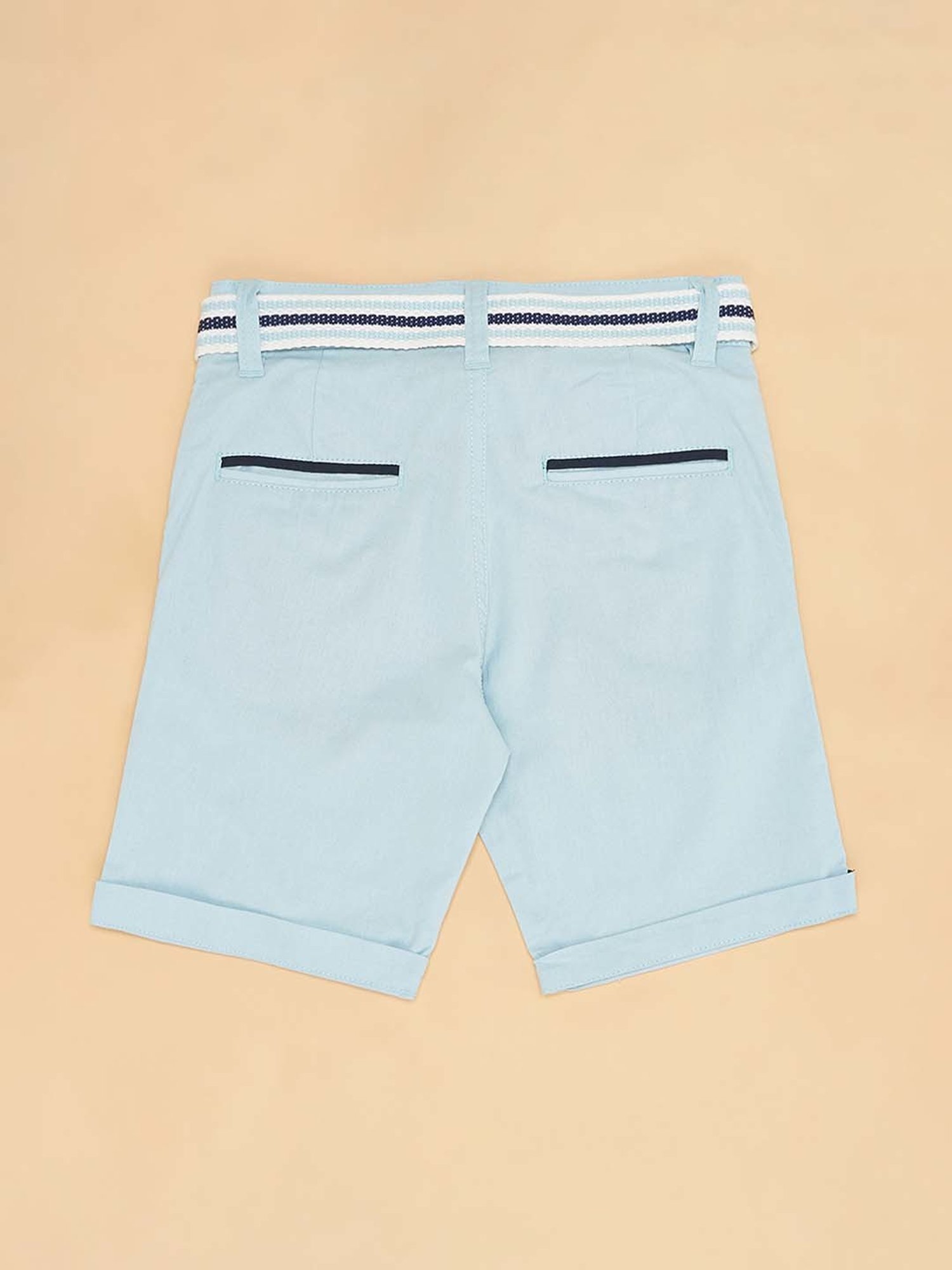 Pantaloons Junior Blue Regular Fit Shorts