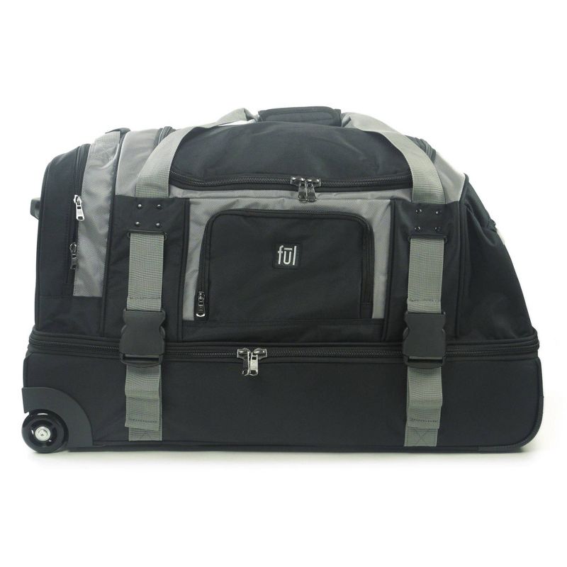 FUL Rig 30" Rolling Duffel Bag - Black