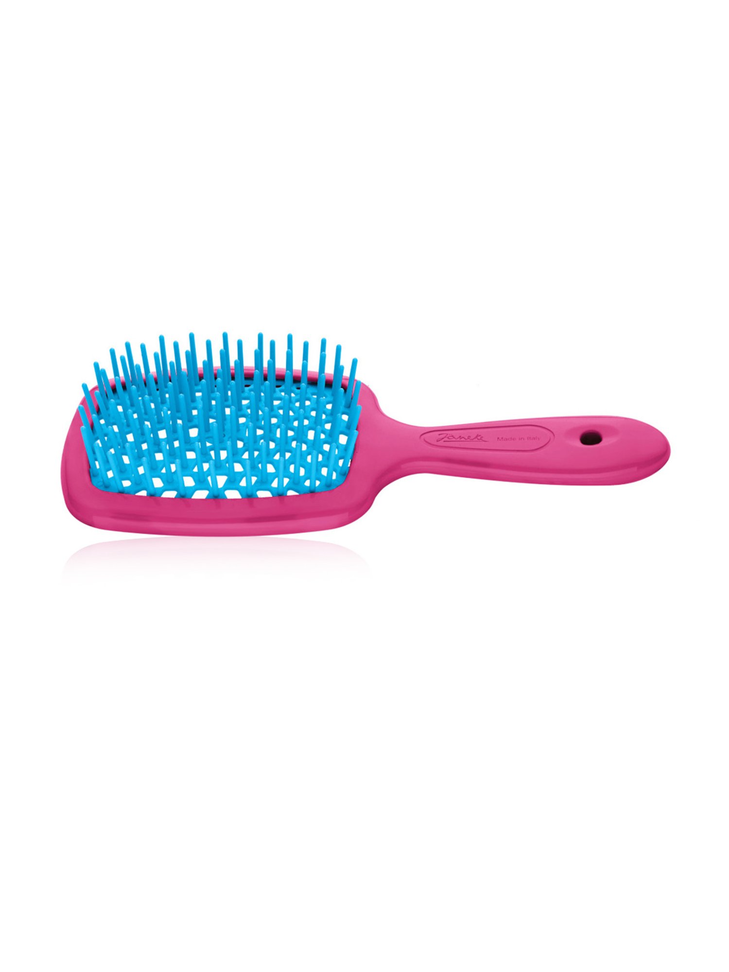 Janeke 1830 Professional Fuchsia & Turquoise Small Superbrush
