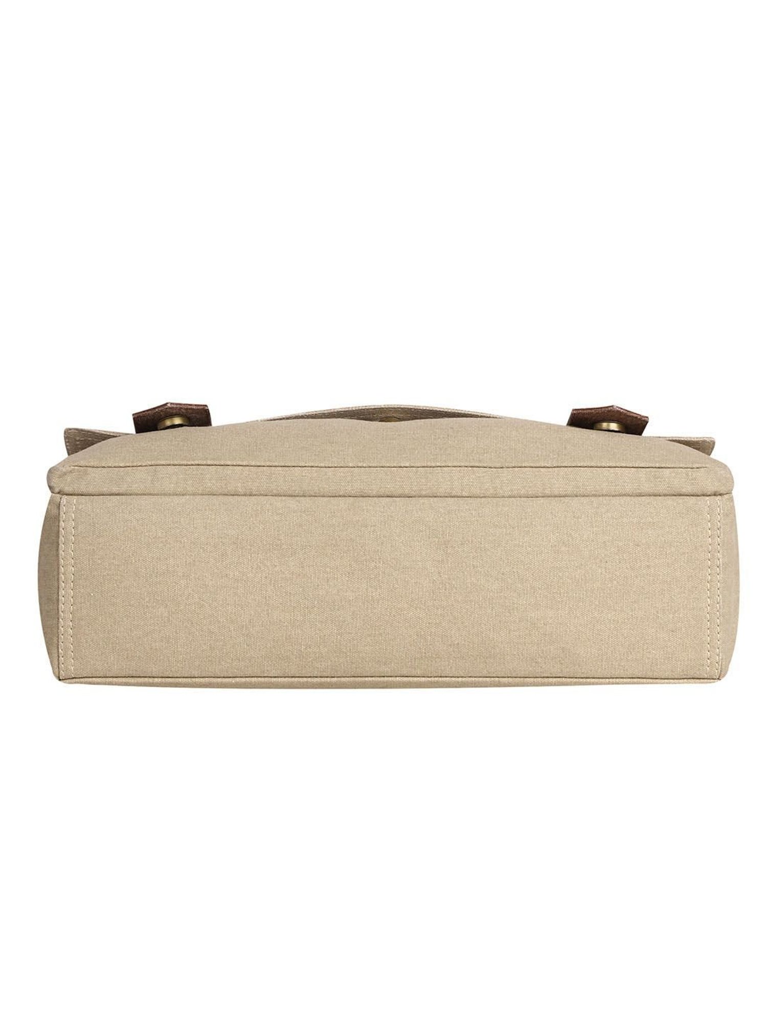 Mona B 12 Ltrs Beige Medium Laptop Messenger Bag