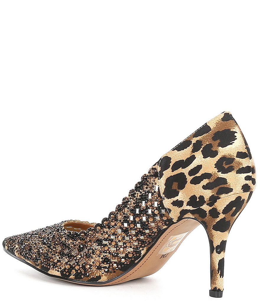 Trotters Kari Pearlized Leather Block-Heel Pumps