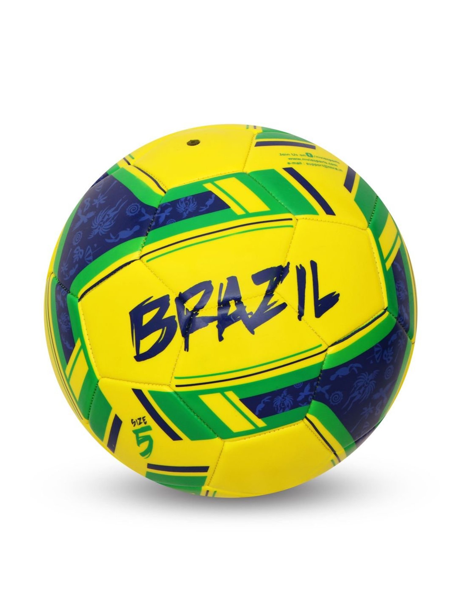 Nivia Brasil Multicolored Football (Size-5)
