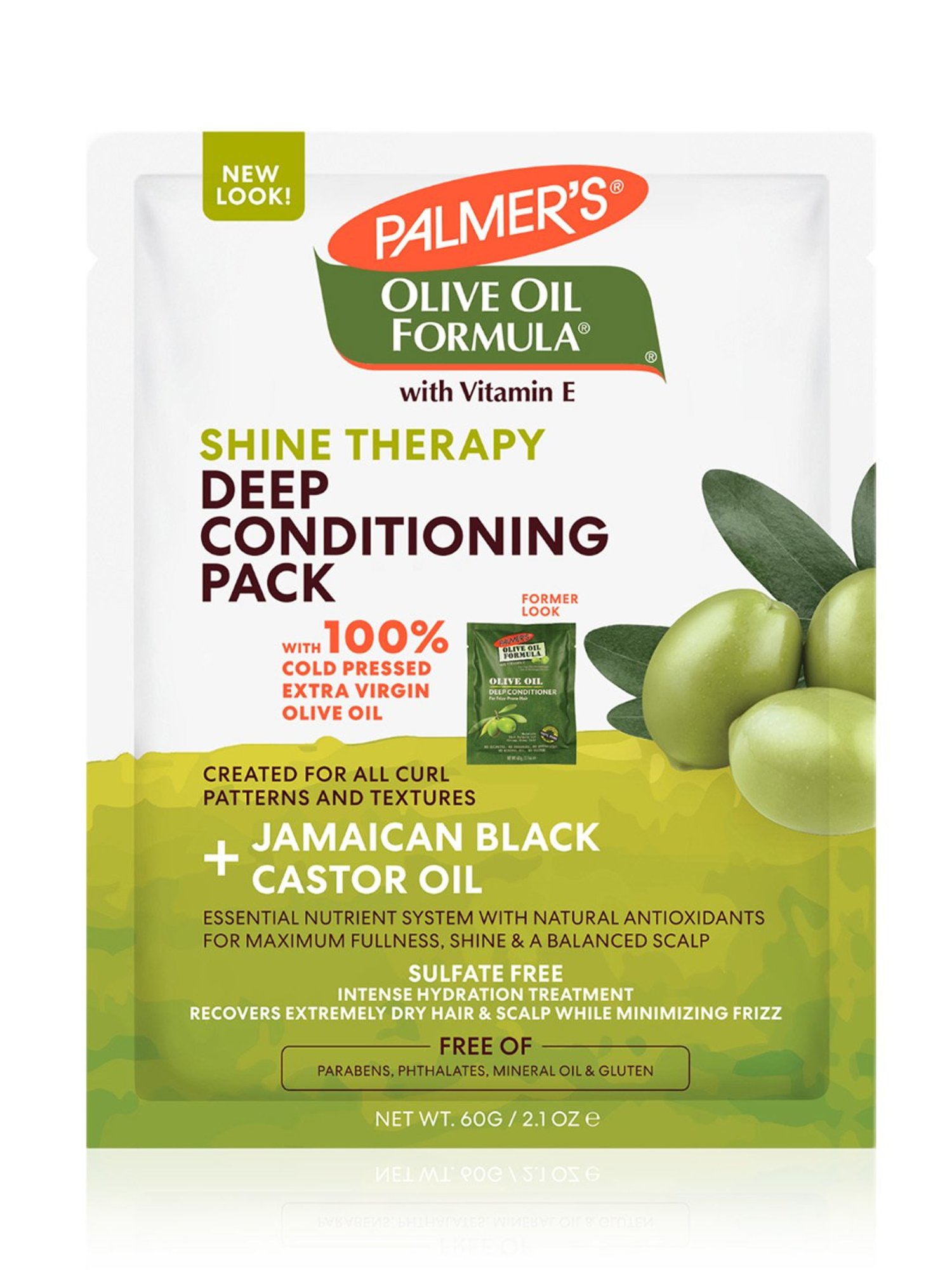 Palmer's Olive Oil Formula with Vitamin E Shine Therapy Deep Conditioning Pack - 60 gm