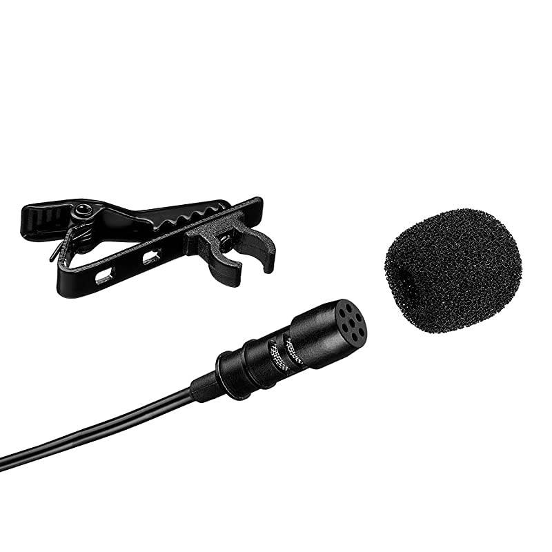 Lavalier Microphone Clip Metal Tie Clips with Foam Windscreen Cover Lapel Microphone Replacement Kit