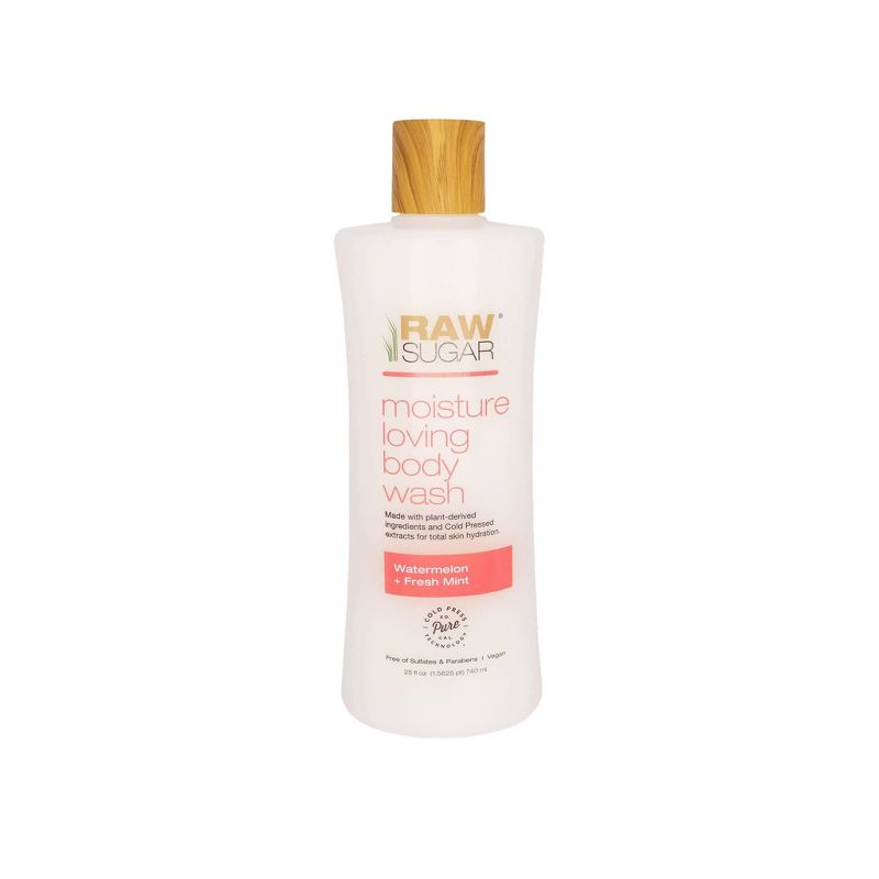 Raw Sugar Watermelon and Fresh Mint Moisture Loving Body Wash - 25 fl oz