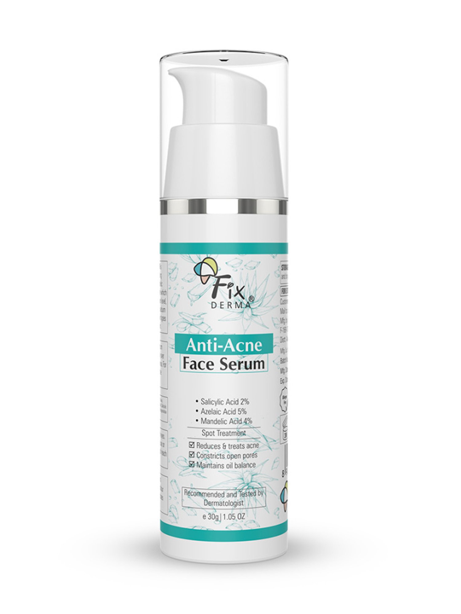 Fixderma Anti-Acne Face Serum for Men & Women - 30 gm