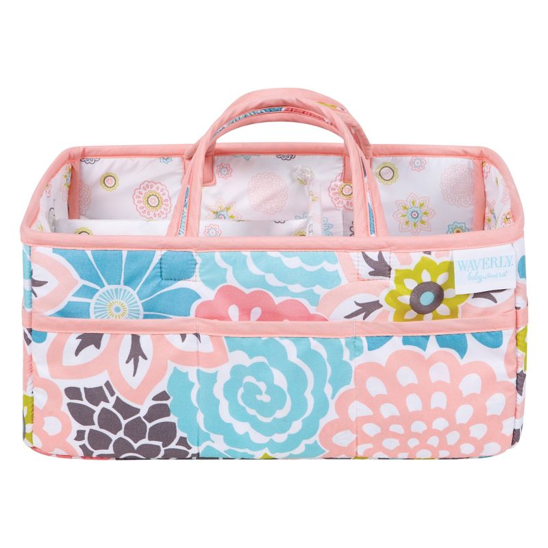 Trend Lab Waverly Baby Diaper Caddy Blooms - Pink