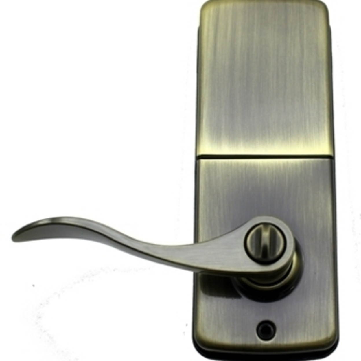 Lockey E-985-AB-R E Digital Keyless Electronic Lever Lock Remote Capable - Antique Brass