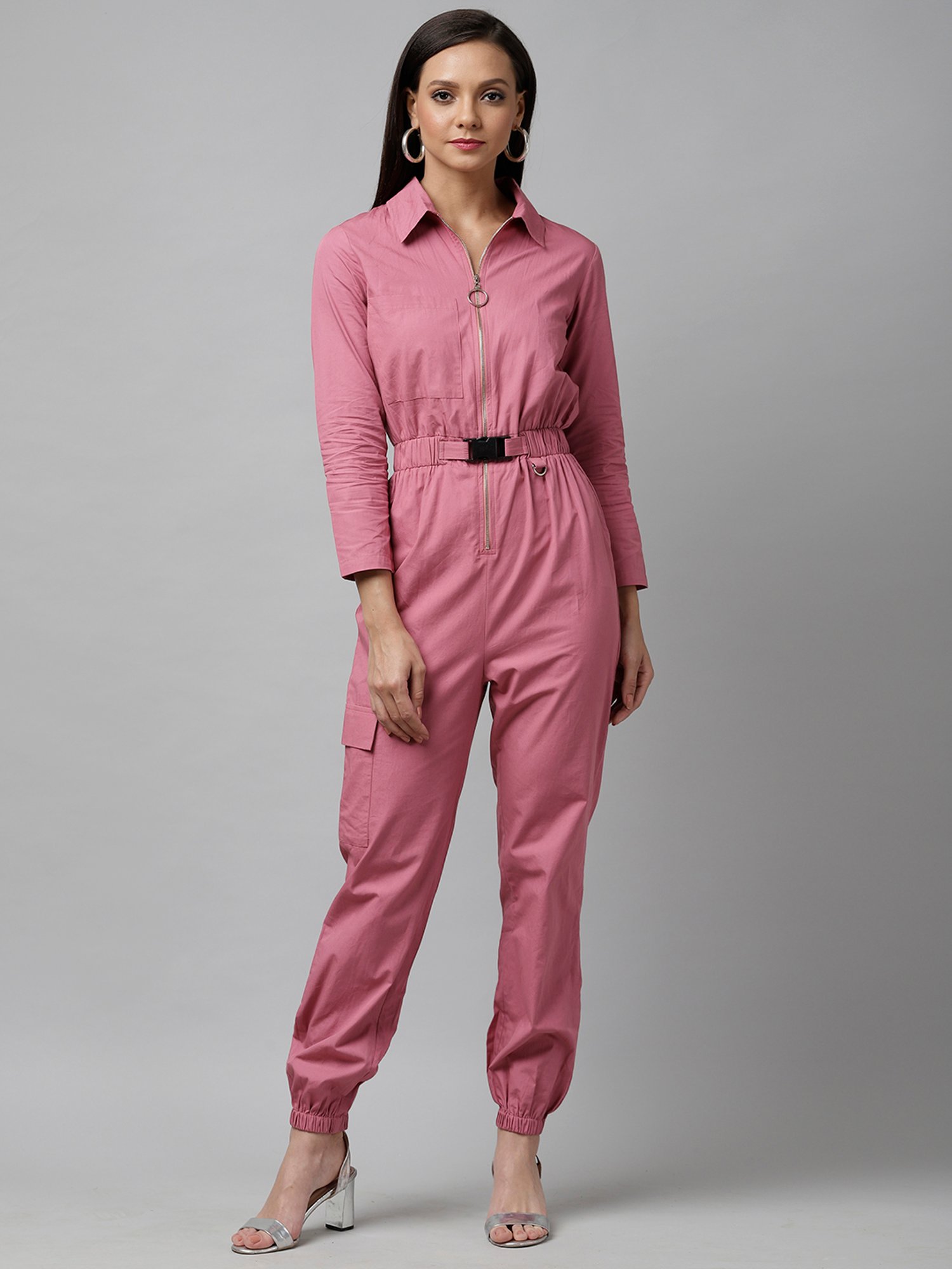 Belle Fille Black Floral Print Jumpsuit