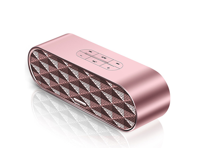 Autofeel Subwoofer Bluetooth Speaker Hifi Dual Bass Loudspeakers Wireless Stereo Metal Column FM Radio Soundbar Mini Portable Speakers Support TF Handsfree Mic For iPhone Samsung Phone Computer