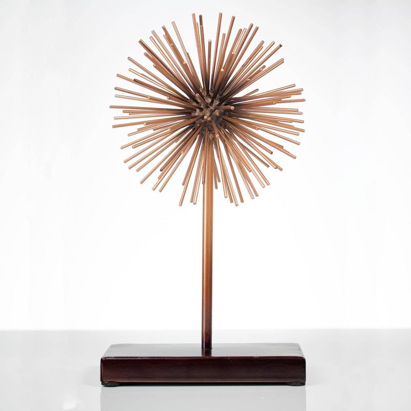 Tabletop Starburst On Metal Stand (6"x6"x11.5")