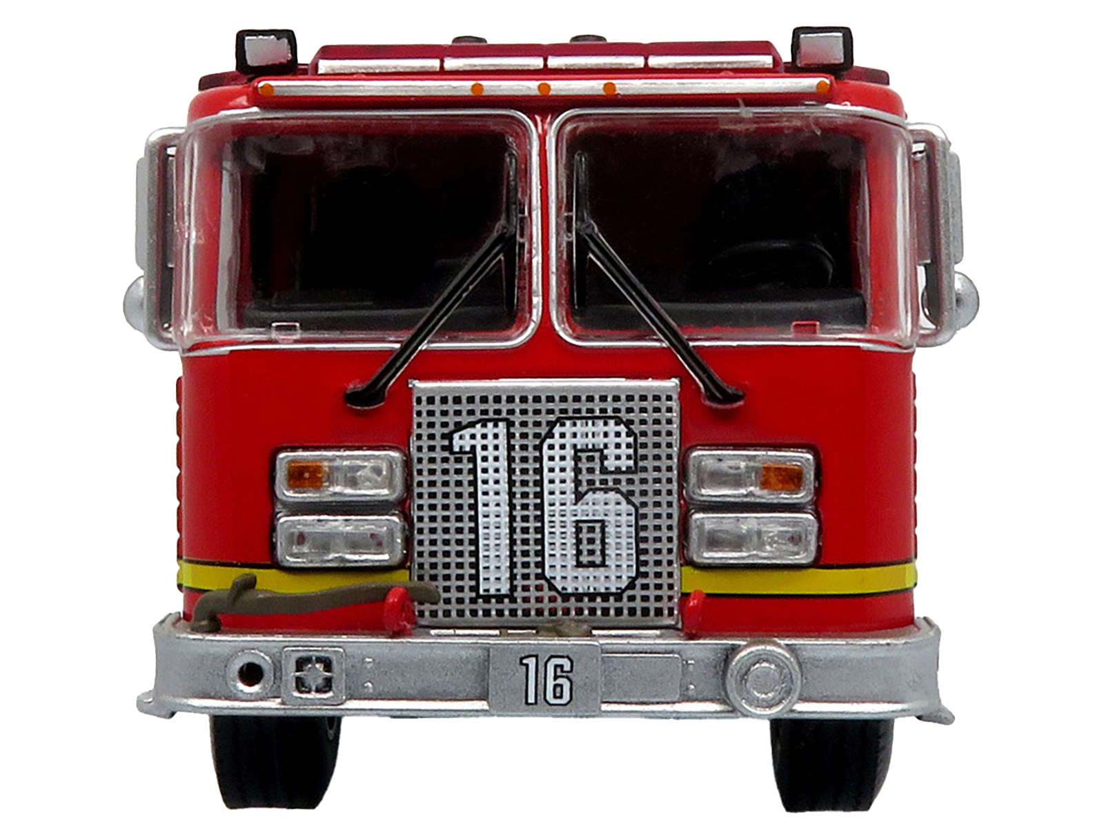 1973 Ward LaFrance Fire Engine "Los Angeles County Fire Department Engine 51" Red "5 Alarm" Series Limited Edition 1/87 (HO) Diecast Model by Iconic Replicas