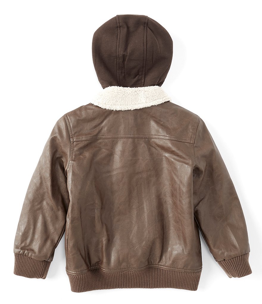 First Wave Little Boys 2T-7 Sherpa Collar Bomber Jacket
