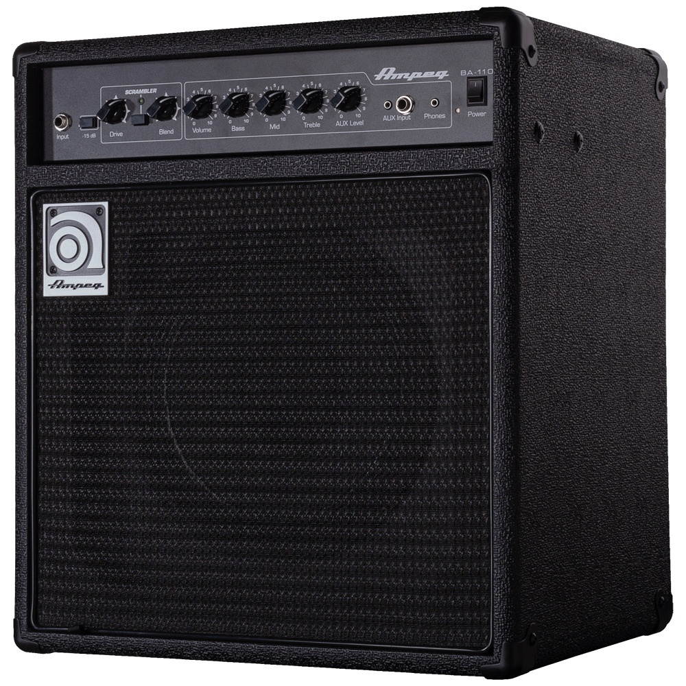 Ampeg BA-110 40W RMS, Single 10" Bass Combo with Scrambler