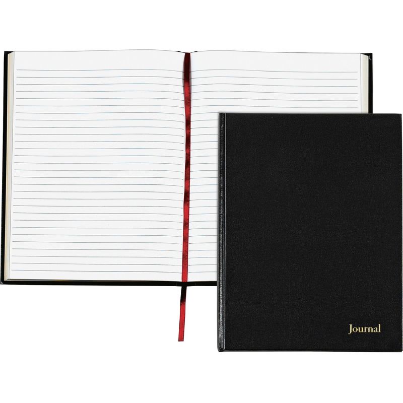 Tops Professional Journal Casebnd 80 Sheets 8-1/2"x11" Black J25811