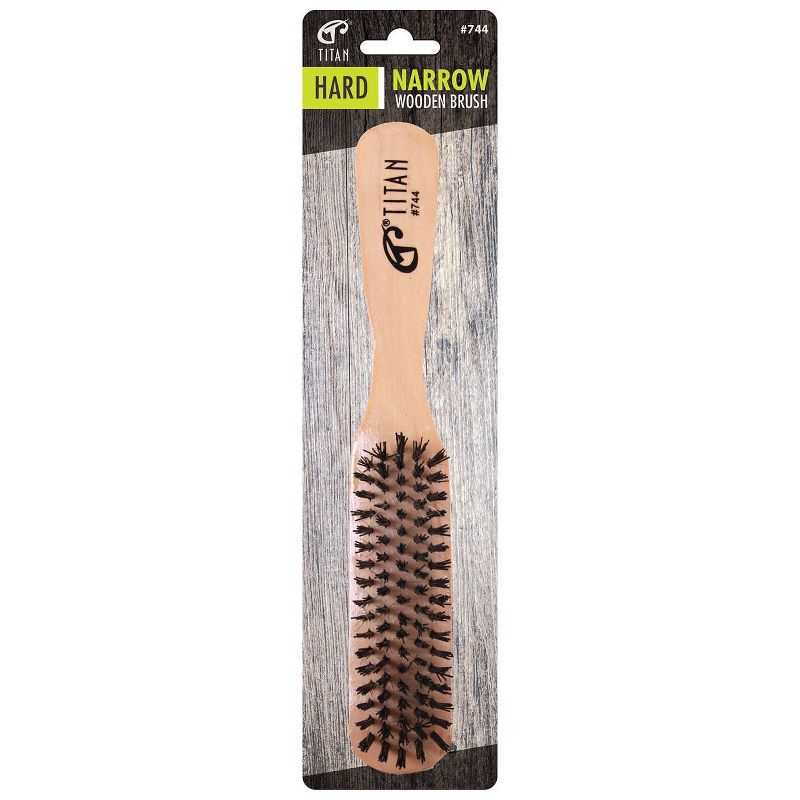 TITAN Narrow Wooden Hair Brush