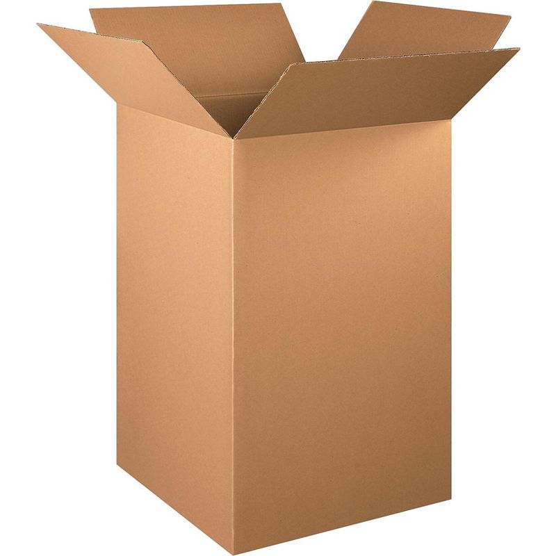 The Packaging Wholesalers 22" x 22" x 36" Shipping Boxes, 32 ECT, Brown, 15/Bundle (BS222236) 