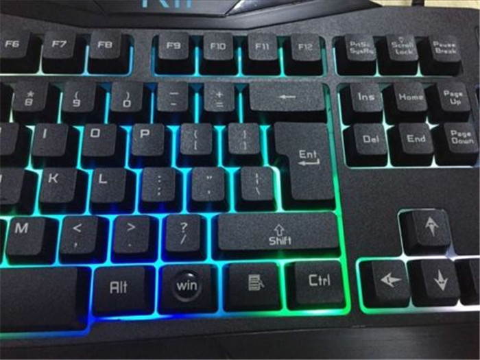 Rii RK400 7 Colors LED Backlit Gaming Keyboard & Mouse Combo Bundle For Computer