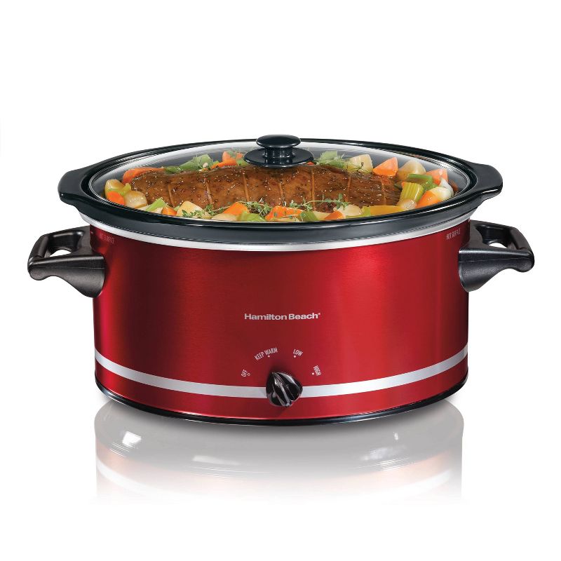 Hamilton Beach 8qt Slow Cooker - Red